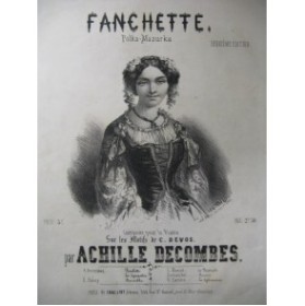 DECOMBES Achille Fanchette Piano ca1860