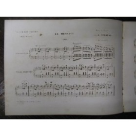 STRAUSS Johann Le Message Piano ca1850