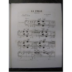 BATTMANN J. L. La folle Piano ca1860