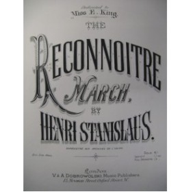 STANISLAUS Henri Reconnoitre Piano XIXe