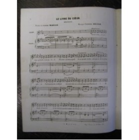 DELISLE Eugène Le Livre du Coeur Chant Piano ca1850