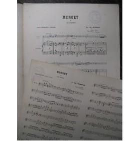 GOUNOD Charles Menuet Violon Piano XIXe
