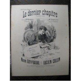 COLLIN Lucien Le Dernier Chapitre Chant Piano XIXe