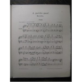 SUDESSI P. A Petits Pas Piano 4 mains ca1900﻿