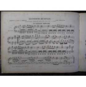 STRAUSS Souvenirs de Voyage Piano 1855