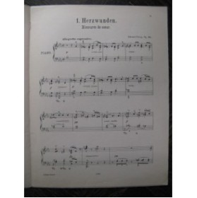 GRIEG Edvard Mélodies élégiaques Piano