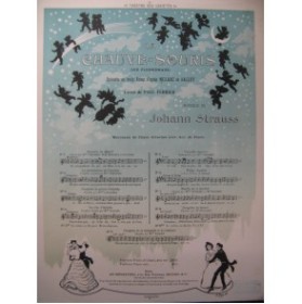 STRAUSS Johann La Chauve Souris No 6 Chant Piano 1905