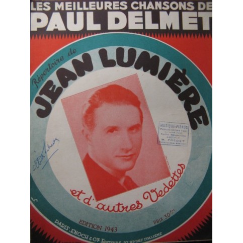 DELMET Paul Les Meilleures Chansons Chant Piano 1943﻿