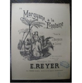 REYER E. Margyane à la Fontaine 1 Chant Piano 1930