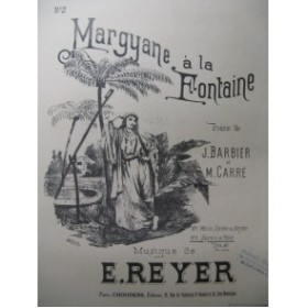 REYER E. Margyane à la Fontaine 2 Chant Piano 1930