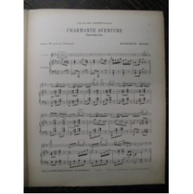 BOSC Auguste Charmante Aventure Violon Piano XIXe