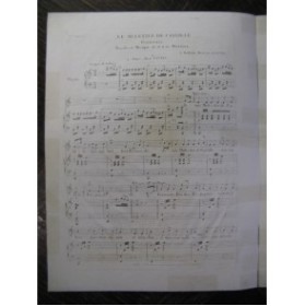 DE MONTOUR Henri Le Muletier Chant Piano ca1840