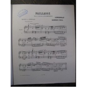 BULL Georges Paillasse Leon Cavallo Piano 1946