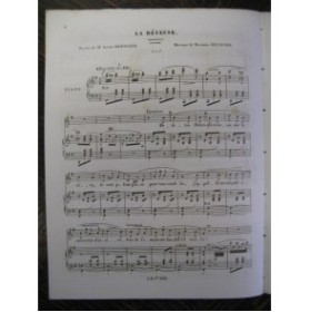 DELOCHE Maximin La Reveuse Chant Piano ca1830