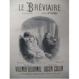 COLLIN Lucien Le Bréviaire Chant Piano XIXe