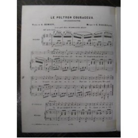 GARIBOLDI G. Le Poltron Courageux Chant Piano XIXe