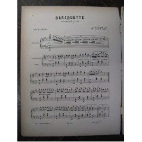 PIJOTAT Arthur Barraquette Polka Piano XIXe