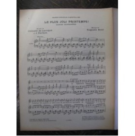 BOSC Auguste Le Plus Joli Printemps Chant Piano 1937