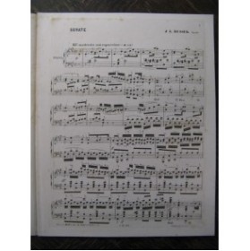 DUSSEK J. L. Sonate op 43 Piano 1860