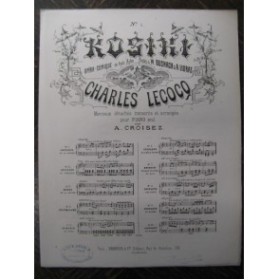 LECOCQ Charles Kosiki No 4 Epithalame Piano 1876