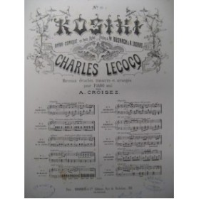 LECOCQ Charles Kosiki No 10 Namitou Piano 1876