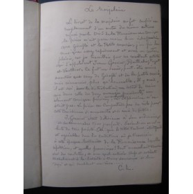 LECOCQ Charles La Marjolaine Opera autographe Lecocq 1877