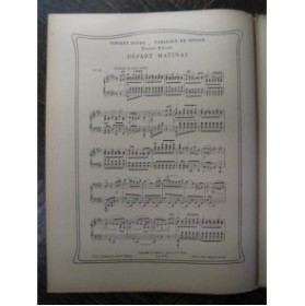 D'INDY Vincent Départ Matinal pour Piano 1921