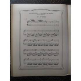 D'INDY Vincent La Poste Piano 1921