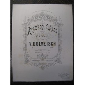 DOLMETSCH Victor Arabesque Valse Piano 1885