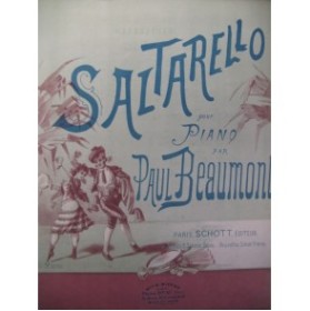 BEAUMONT Paul Saltarello Piano 1885