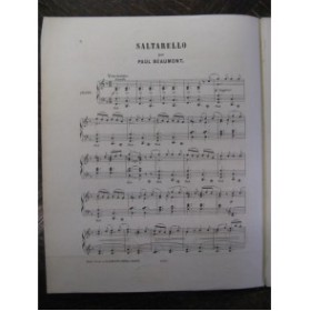 BEAUMONT Paul Saltarello Piano 1885