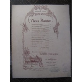 COUPERIN François Musette Clavecin Piano 1896