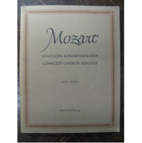 MOZART W. A. Complete Church Sonatas 1 Orgue Violon