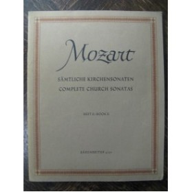 MOZART W. A. Complete Church Sonatas 2 Orgue Violon