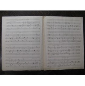 BÉRAULT Marcel La Chanson de Leyla Manuscrit Chant Piano