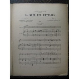 TRÉMISOT Edouard La Noël des Matelots Chant Piano 1896