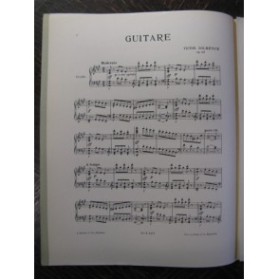 DOLMETSCH Victor Guitare op 116 Piano 1898
