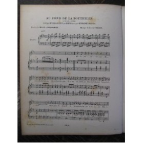 COLLIN Lucien Au Fond de la Bouteille Chant Piano XIXe
