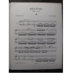 SAINT-SAËNS Camille Hélène Duo Chant Piano 1904
