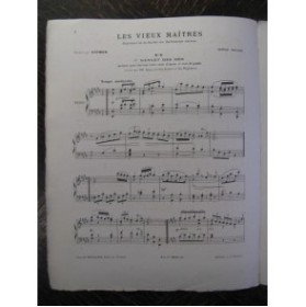 DIEMER Louis 1er Menuet des Dés Piano 1896