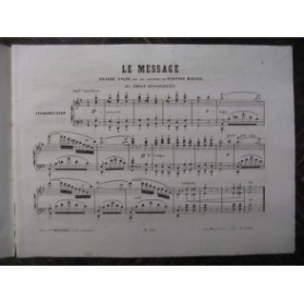 DESGRANGES Emile Le Message Piano 1863
