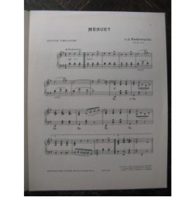 PADEREWSKI I. J. Menuet Piano 1946