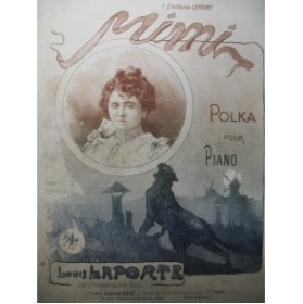 LAPORTE Louis Mimi Polka Piano XIXe