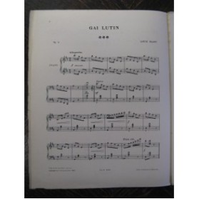 BLANC Louis Gai Lutin Piano 1905