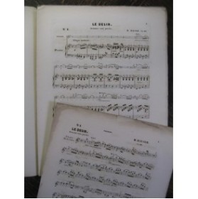 HAUSER M. 3 Romances Violon Piano 1862
