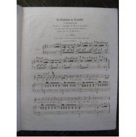 DE MONTOUR Henri Le Muletier Piano Chant ca1840