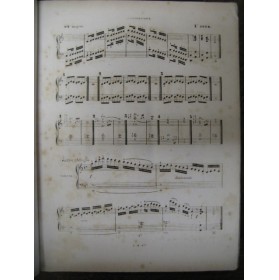 CHAULIEU CZERNY CONCONE Etudes pour Piano ca1830