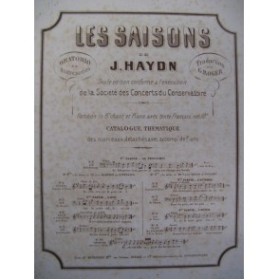 HAYDN Joseph Le Printemps Chant Piano ca1865