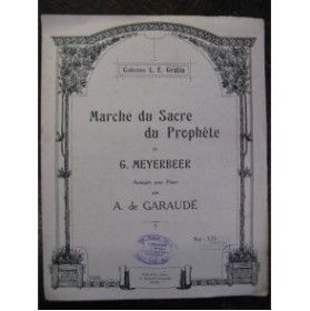 MEYERBEER G. Marche du Sacre Piano