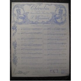 MASSENET Jules Chérubin No 11 Invocation Chant Piano 1905